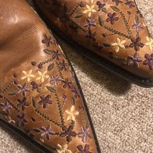 Embroidered Cowboy Boots Yippee Kiayay Sz 8.5